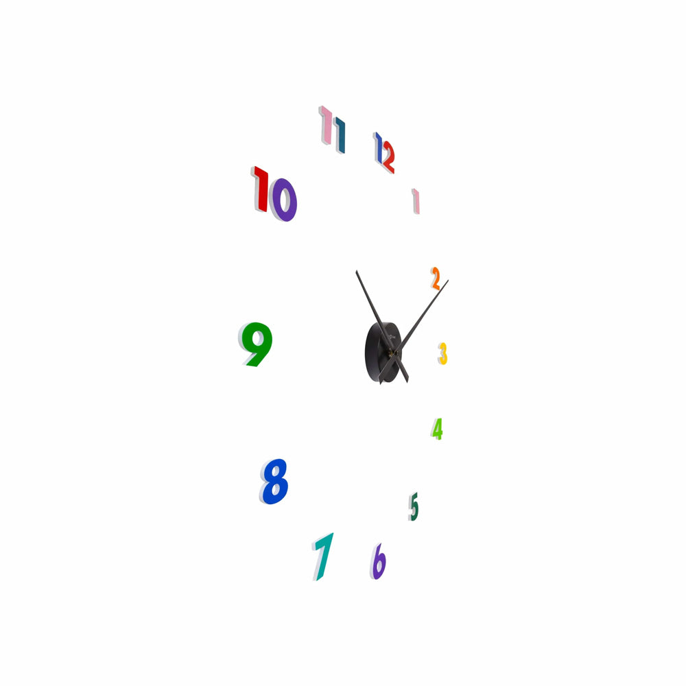 Small Hands Wall Clock 48cm - Multicolor