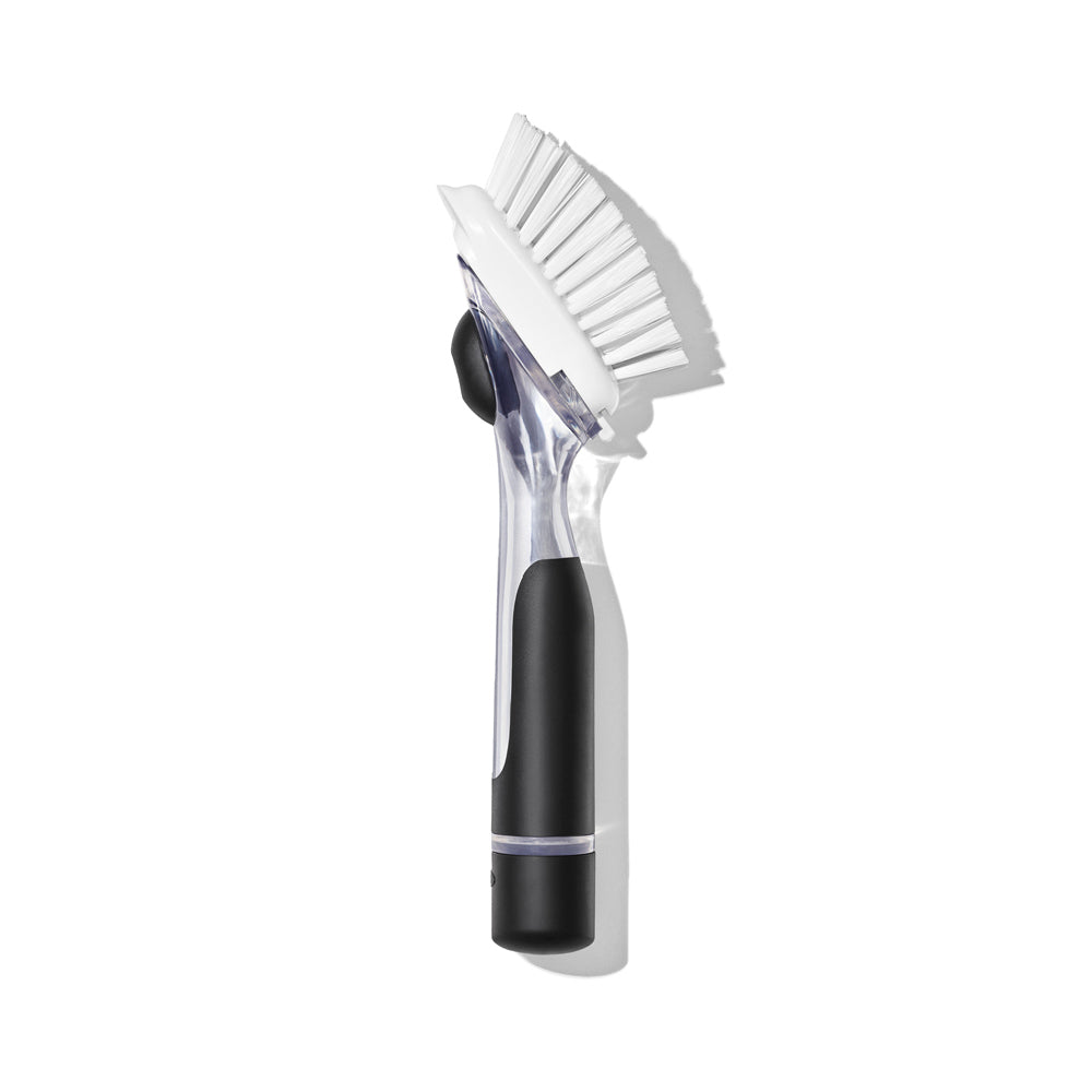 Soap Dispensing Dish Brush - Black