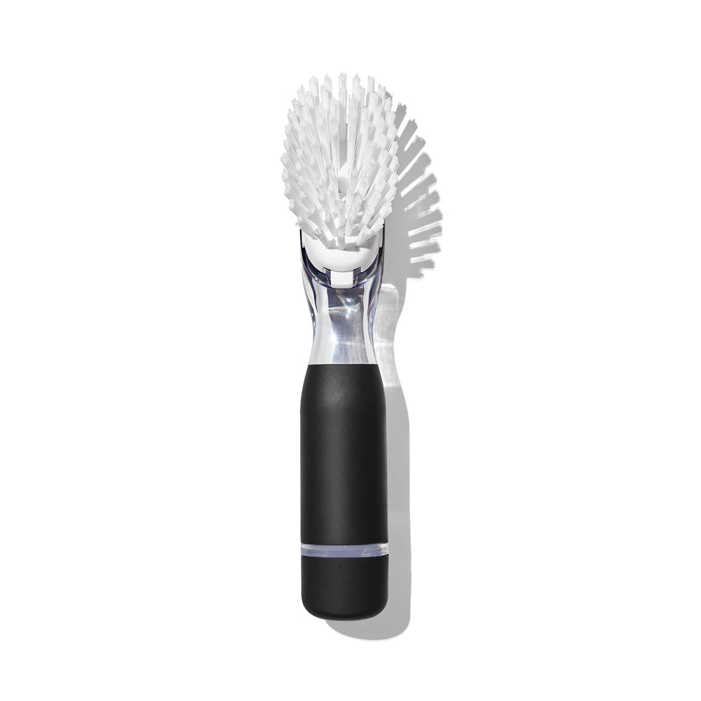 Soap Dispensing Dish Brush - Black