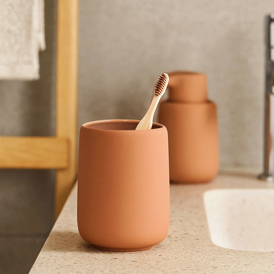 Sono Toothbrush Tumbler - Amber Brown
