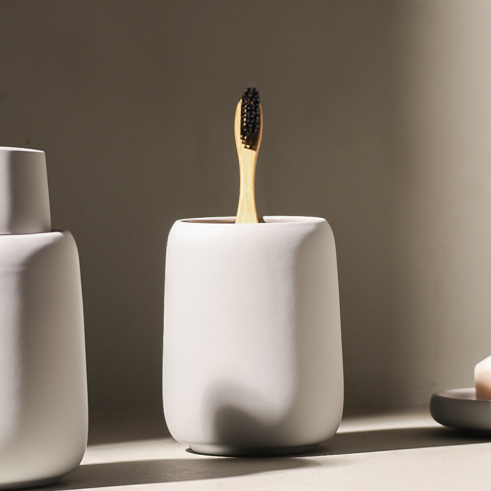 Sono Toothbrush Tumbler - White