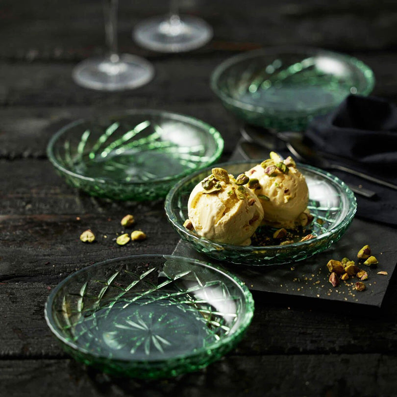 Sorrento Dessert Plates, Set of 4 - Green