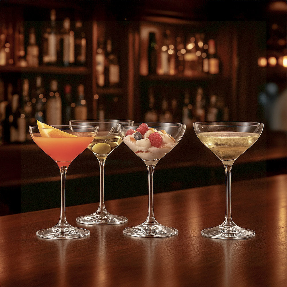 Special Champagne Saucers 250ml, Set of 4