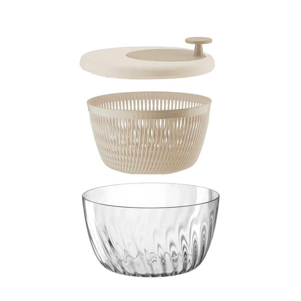 Spin & Store Salad Spinner - Beige