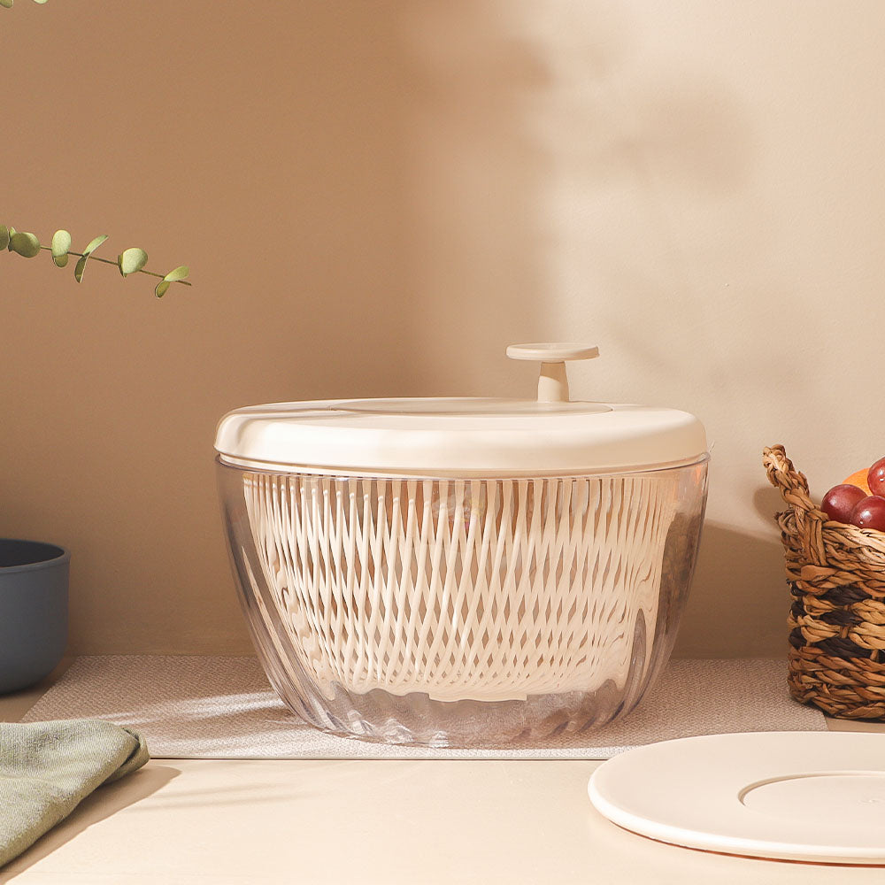Spin & Store Salad Spinner - Beige