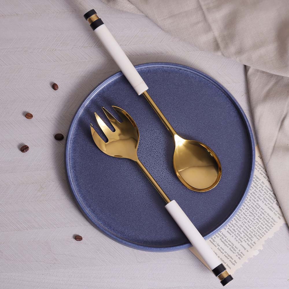 Spira Serving Set - Gold