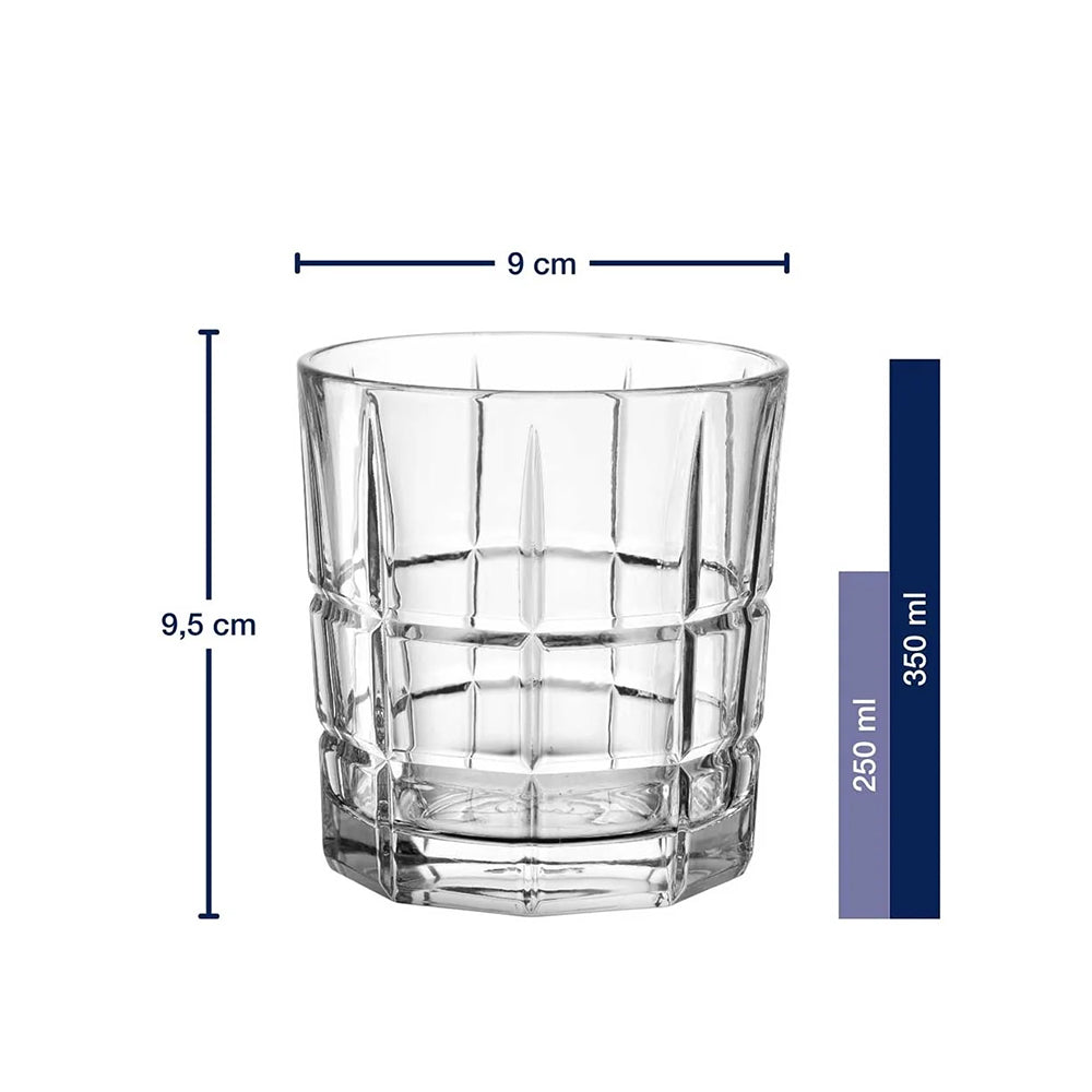 Spiritii Nova Whiskey Glasses 350ml, Set of 4