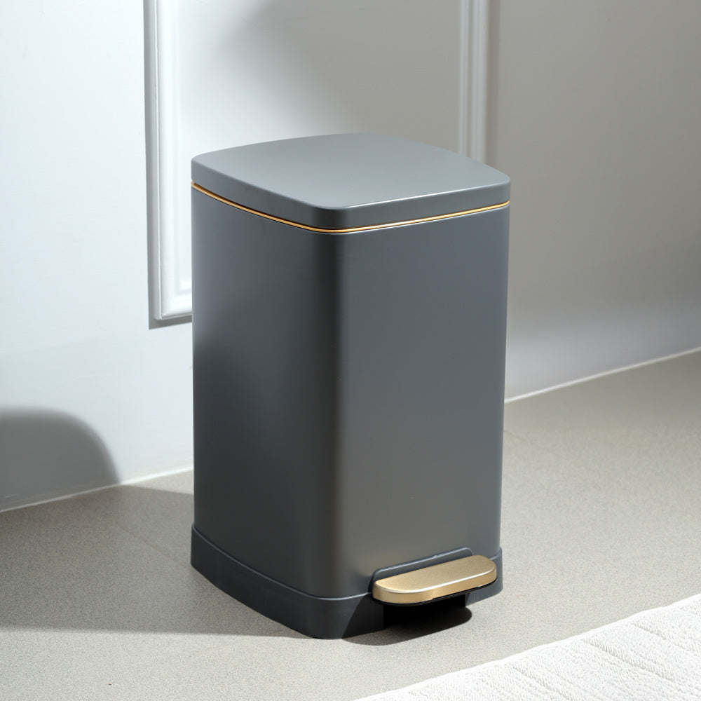 Monte Slim Pedal Bin 20L - Dark Grey