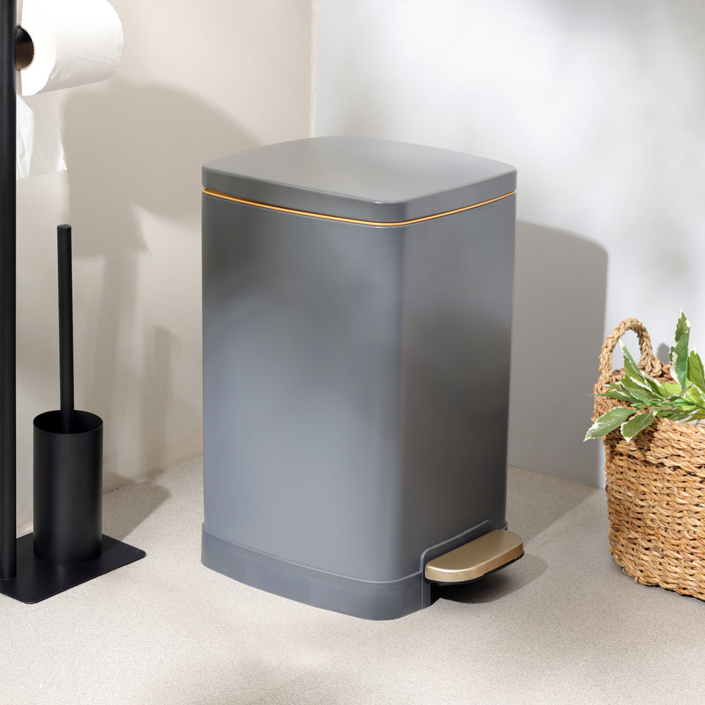 Monte Slim Pedal Bin 20L - Dark Grey