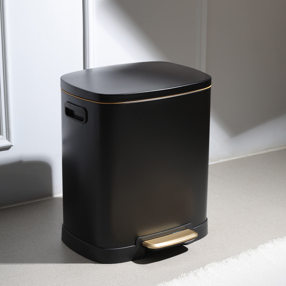 Monte Pedal Bin 38L - Black