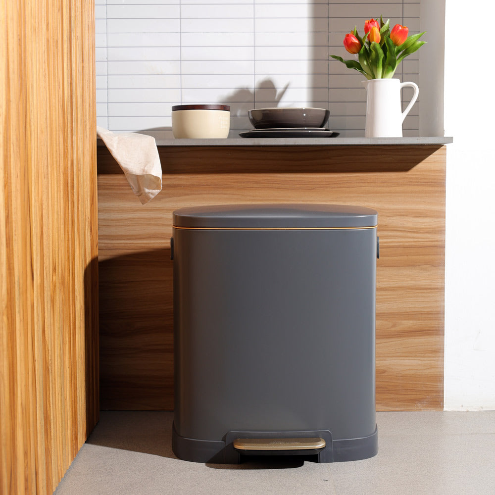 Monte Pedal Bin 38L - Dark Grey