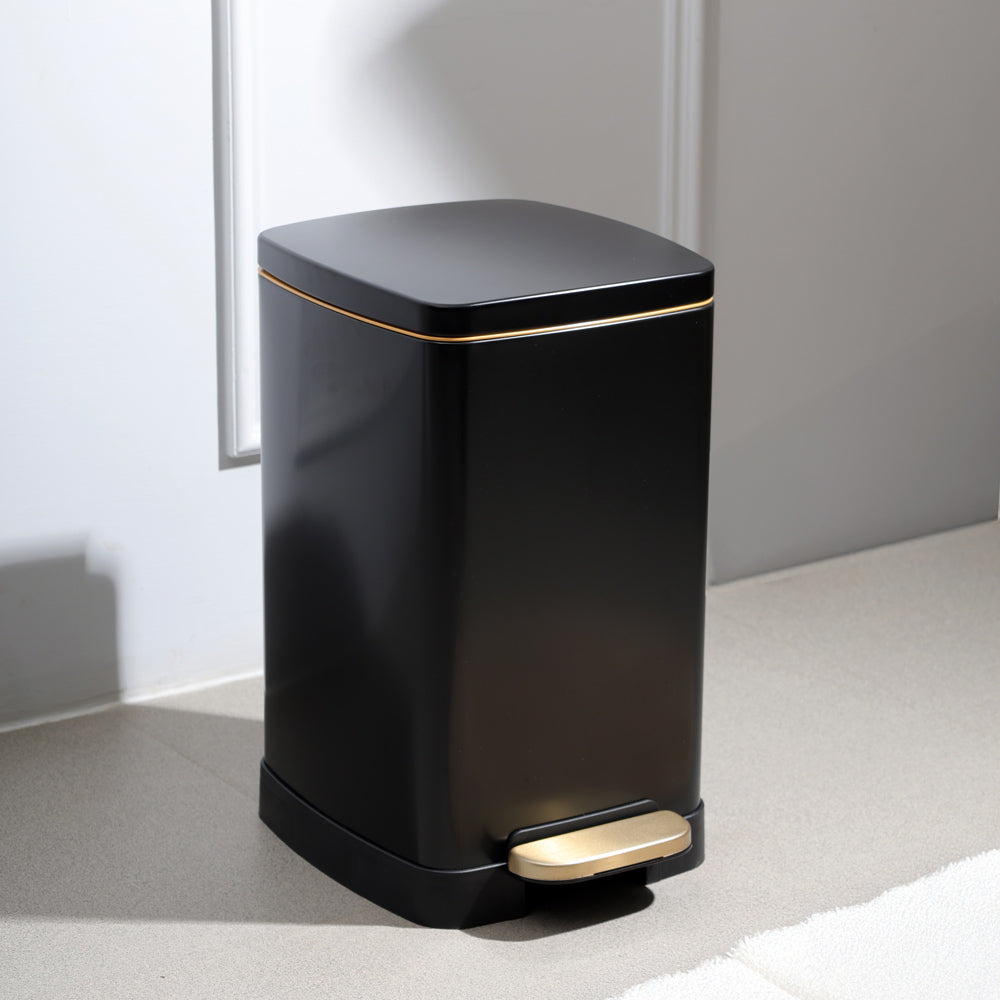 Monte Slim Pedal Bin 20L - Black