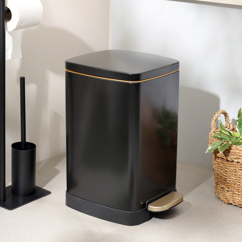 Monte Slim Pedal Bin 20L - Black