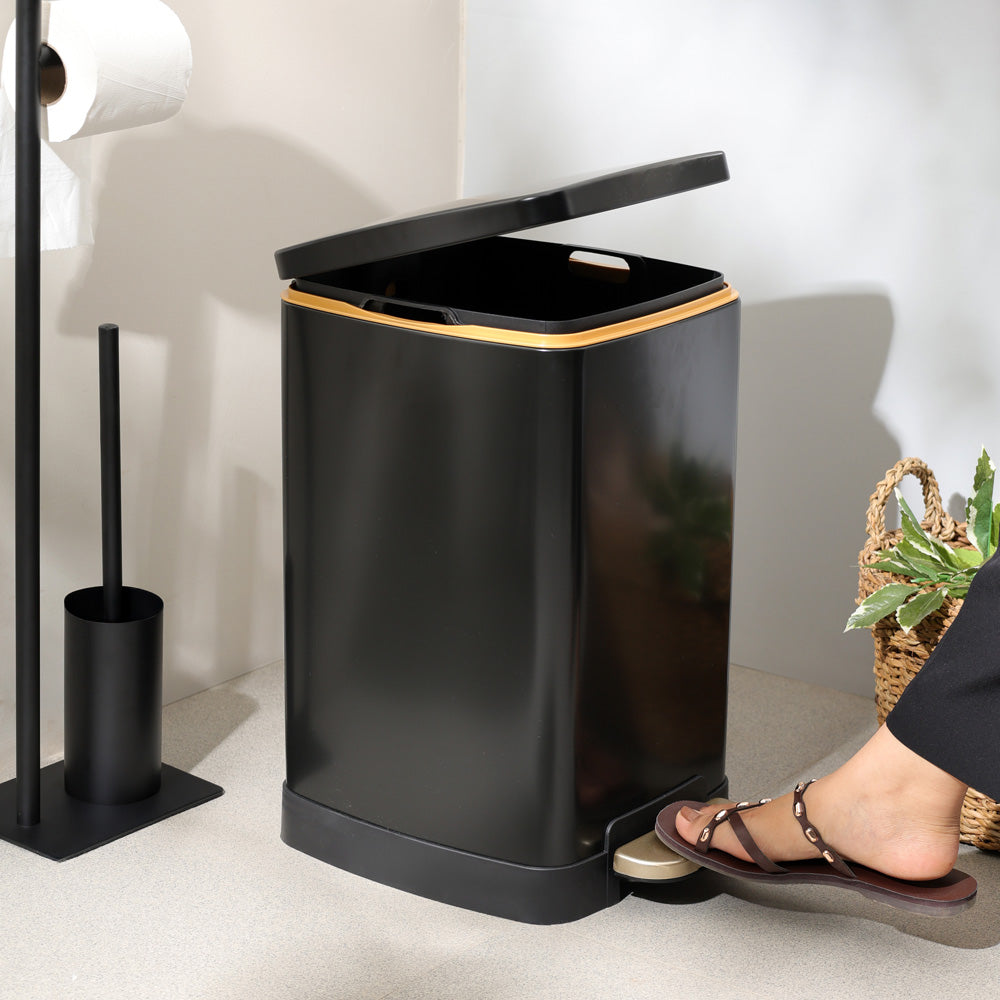 Monte Slim Pedal Bin 20L - Black