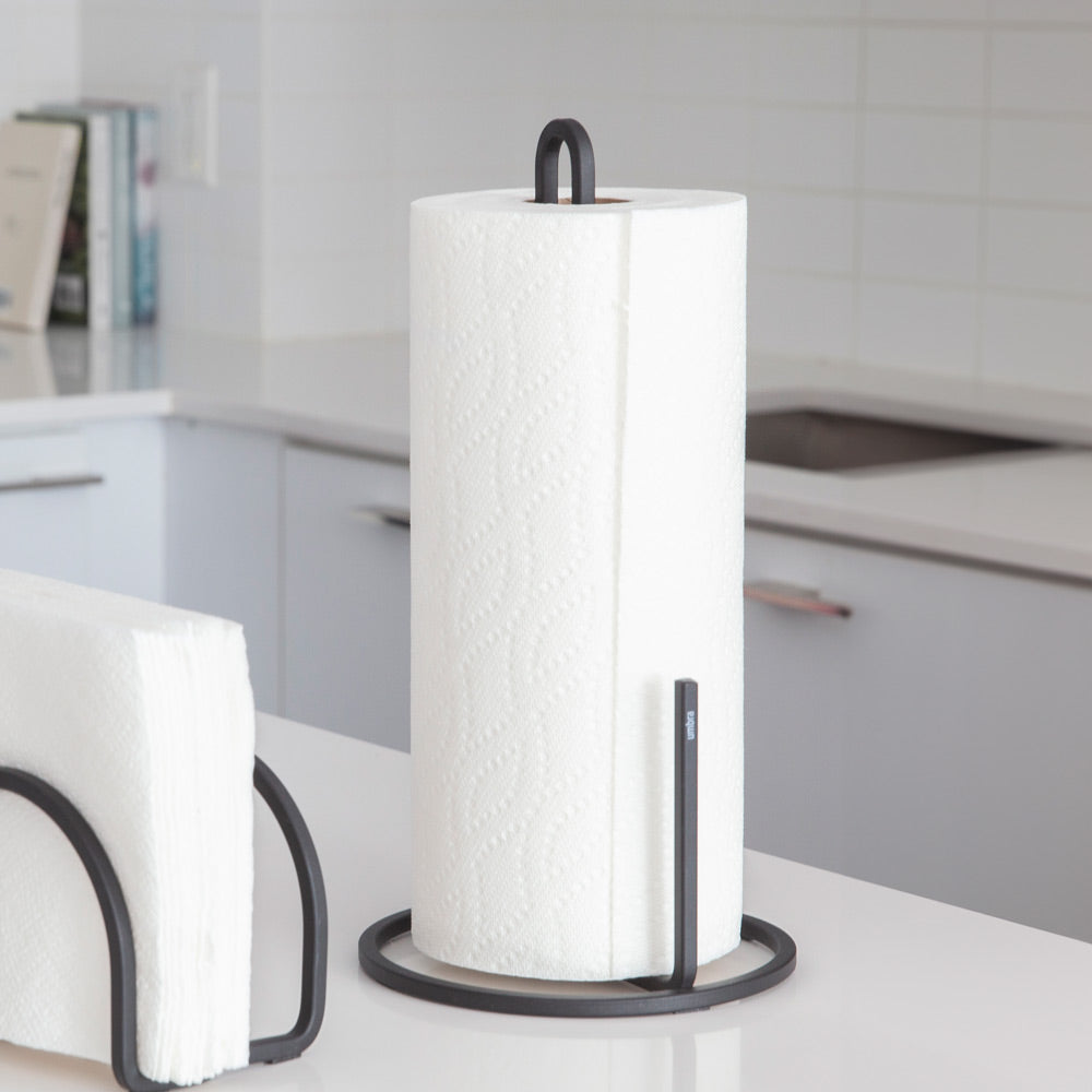 Squire Paper Towel Holder - Black