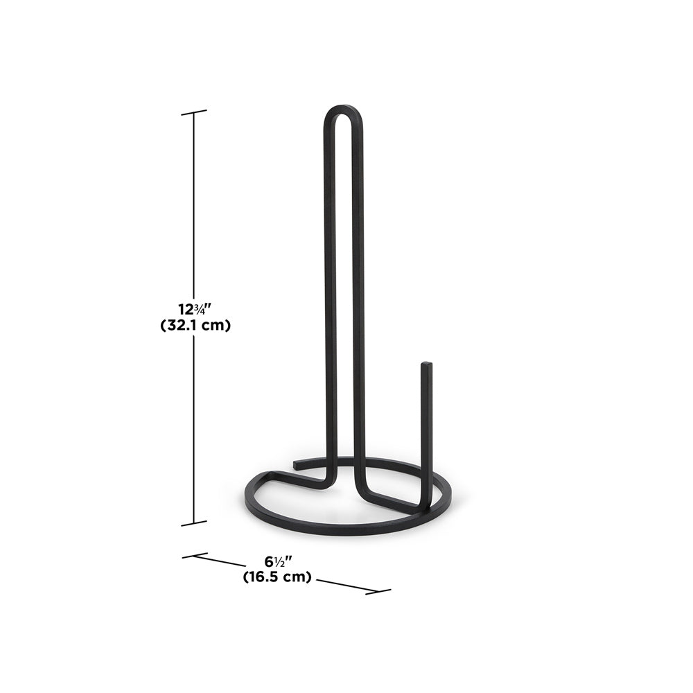 Squire Paper Towel Holder - Black