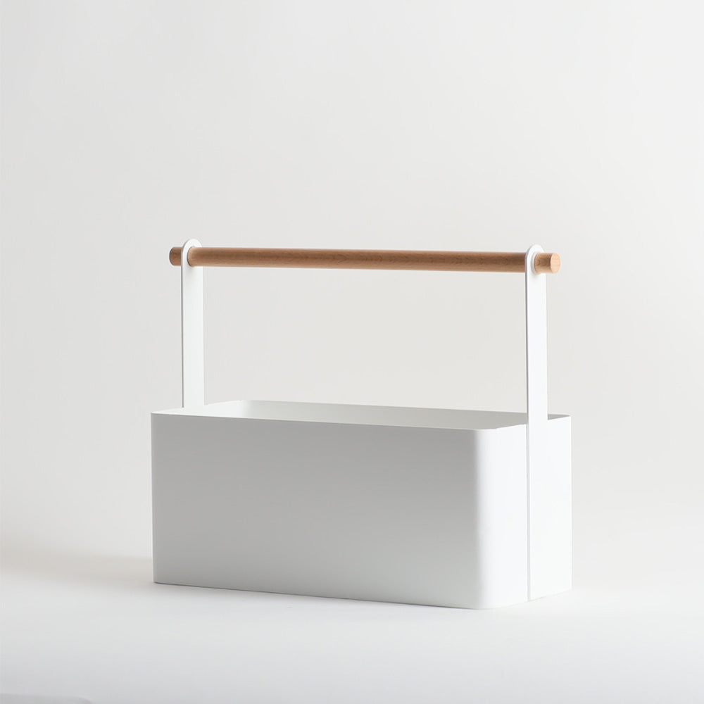 Stark Rectangle Storage Caddy - White