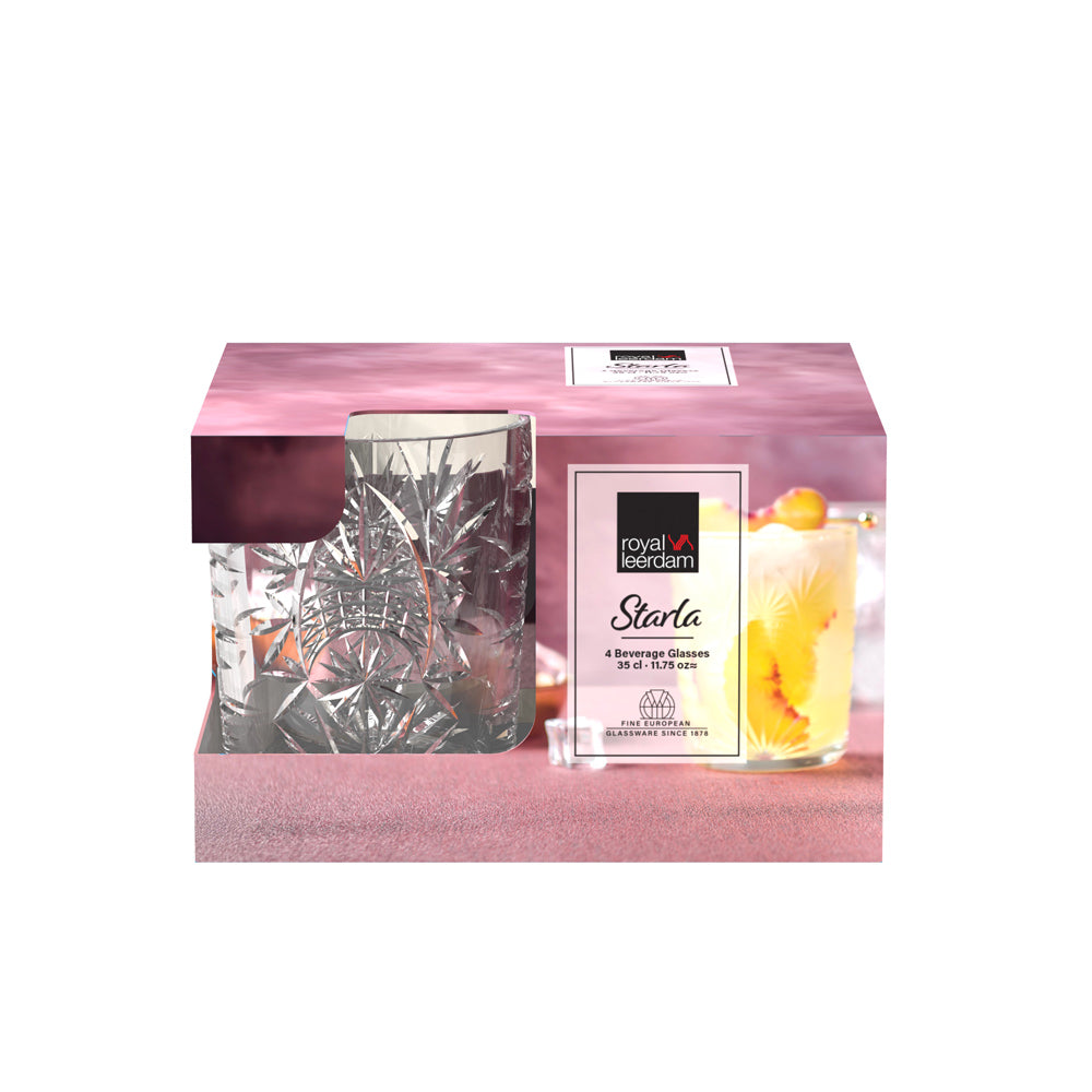 Starla Beverage Glasses 350ml, Set of 4