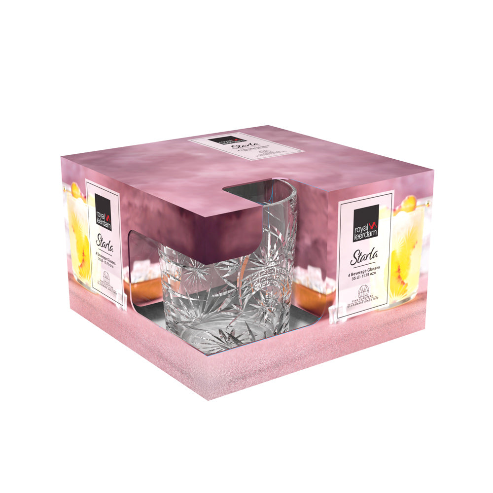 Starla Beverage Glasses 350ml, Set of 4