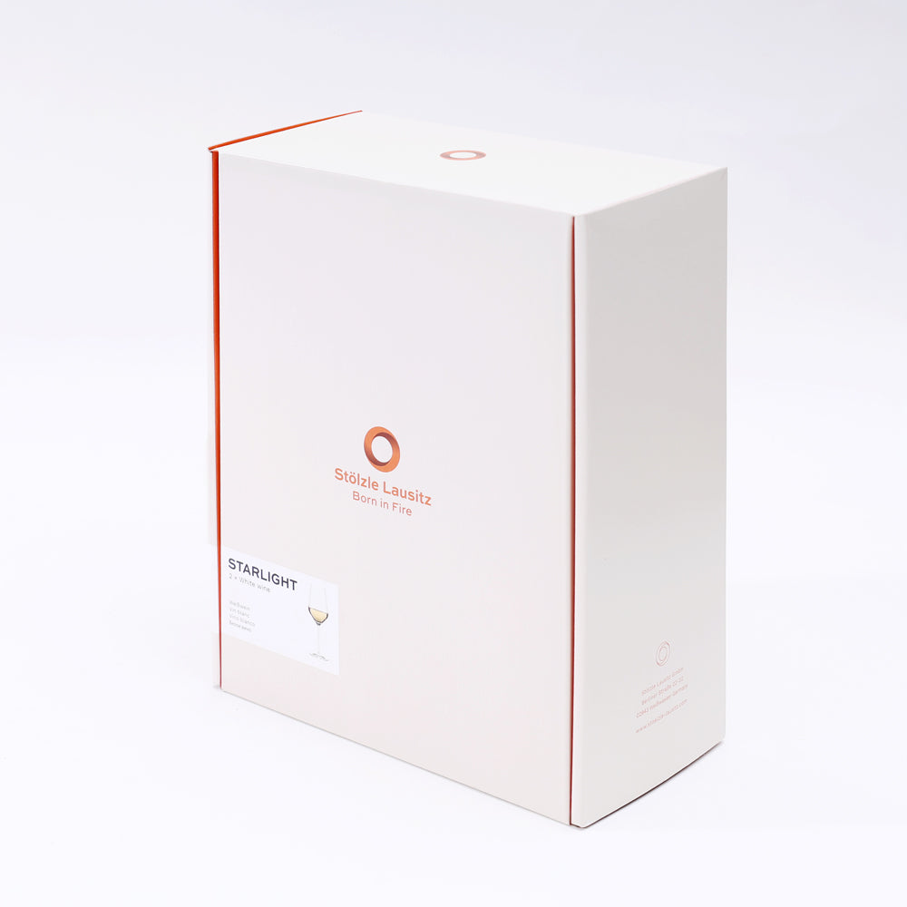 Starlight White Wine Glasses 410ml, Set of 2