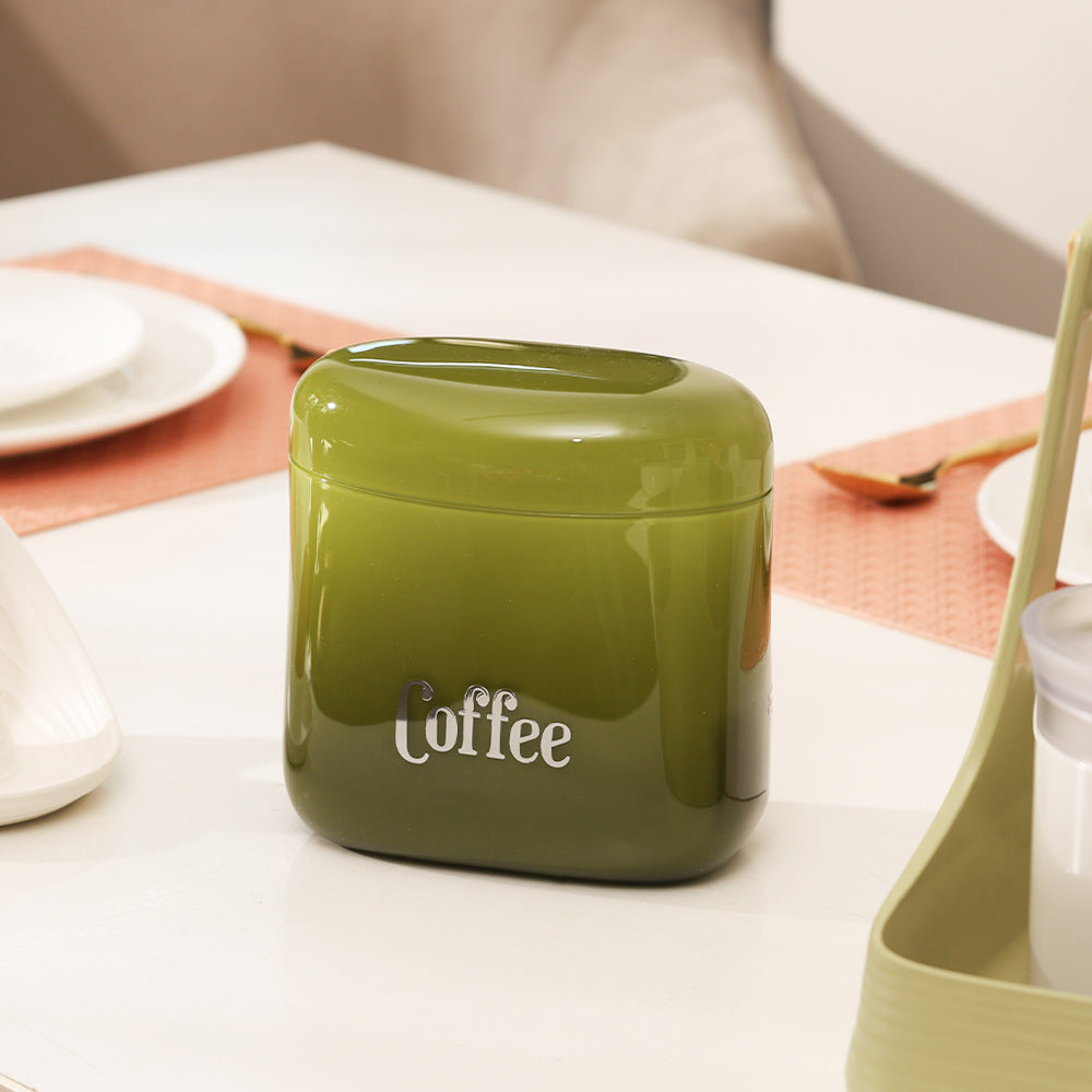 Stay Fresh Coffee Storage Jar - Green