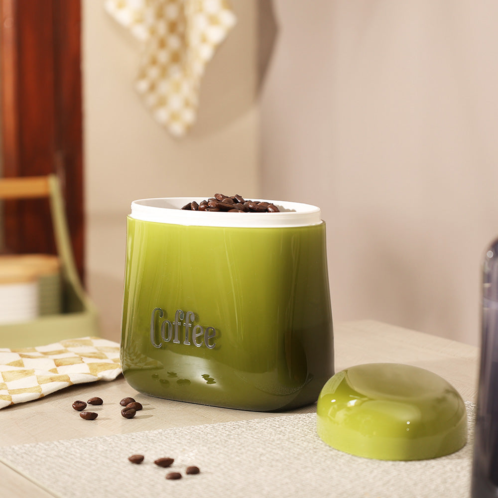 Stay Fresh Coffee Storage Jar - Green