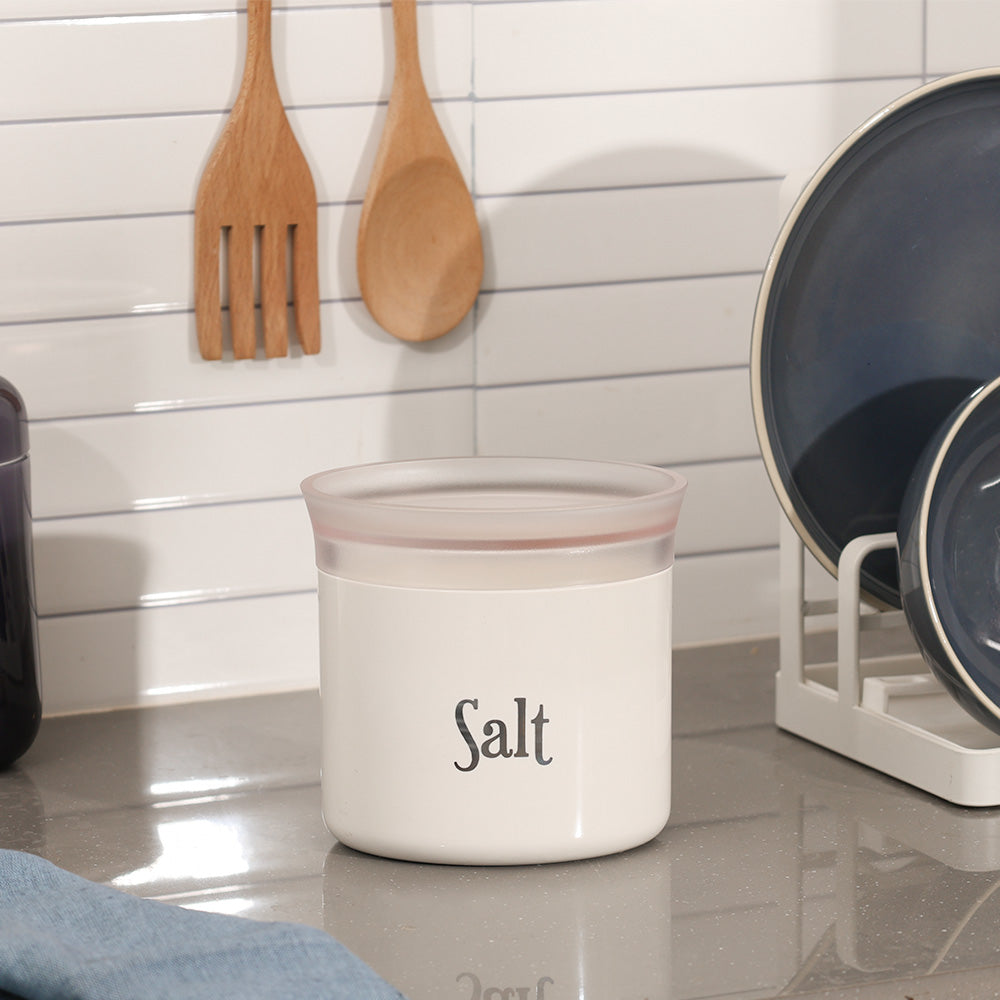 Stay Fresh Salt Storage Jar - Milk White
