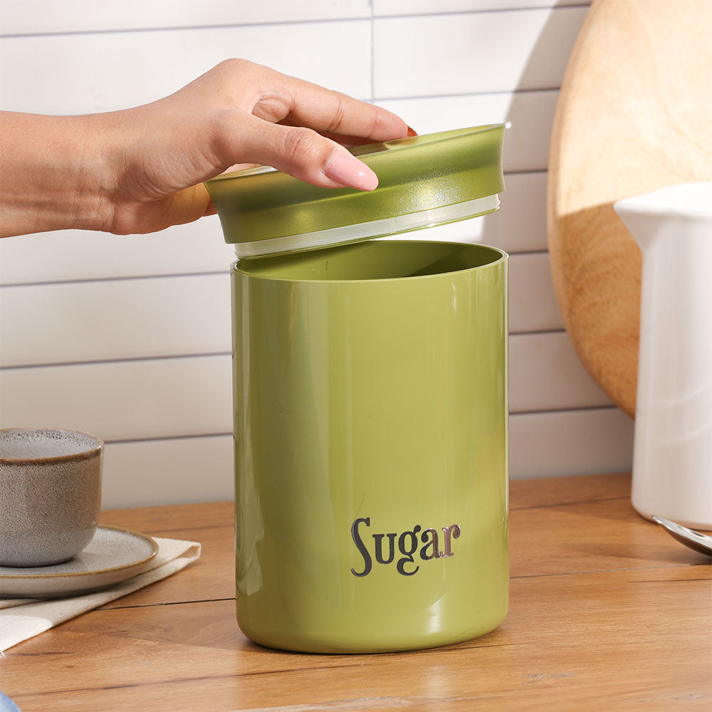 Stay Fresh Sugar Storage Jar - Green