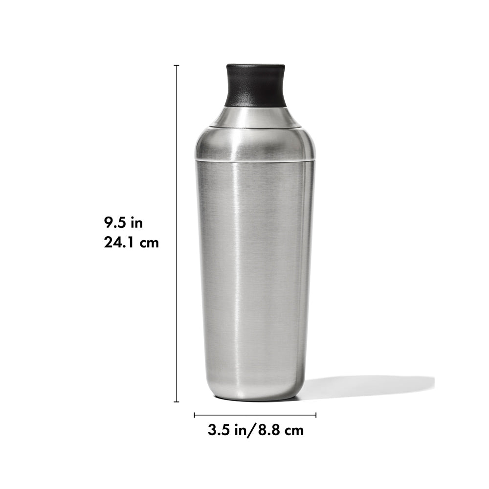 Steel Single Wall Cocktail Shaker - Silver