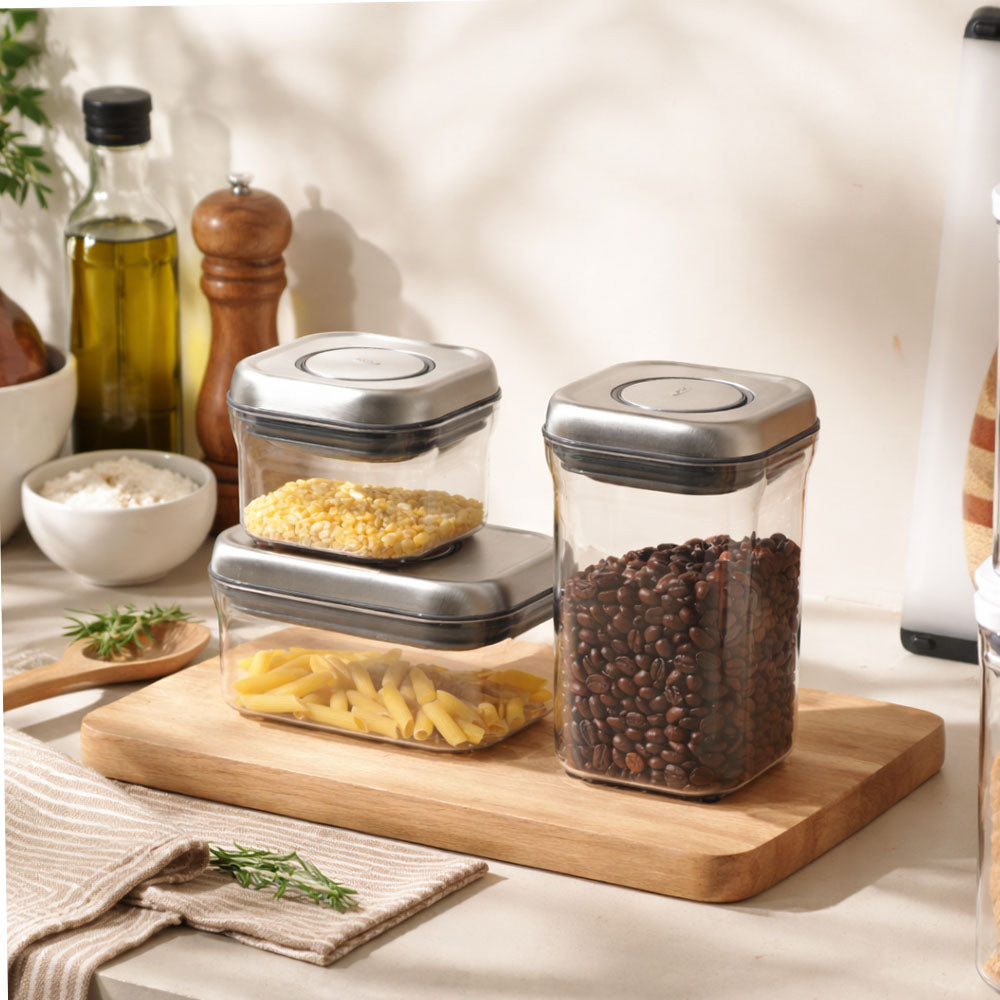 Steel POP Mini Rectangular Storage Container - 600ml