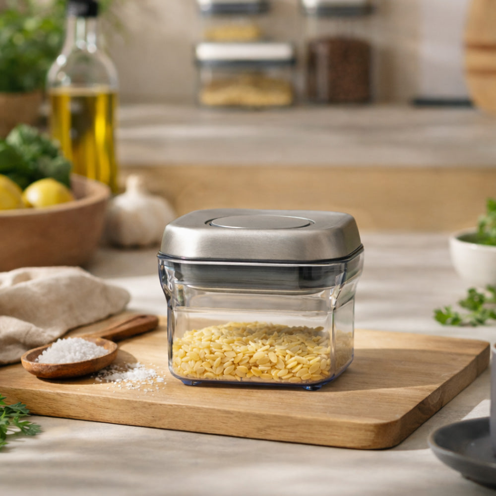 Steel POP Small Square Storage Container - 300ml