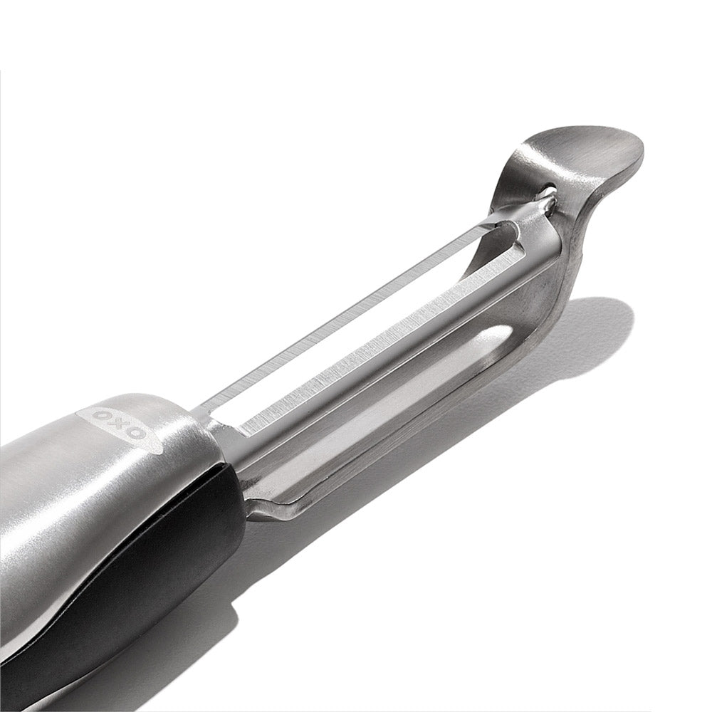 Steel Swivel Peeler - Silver