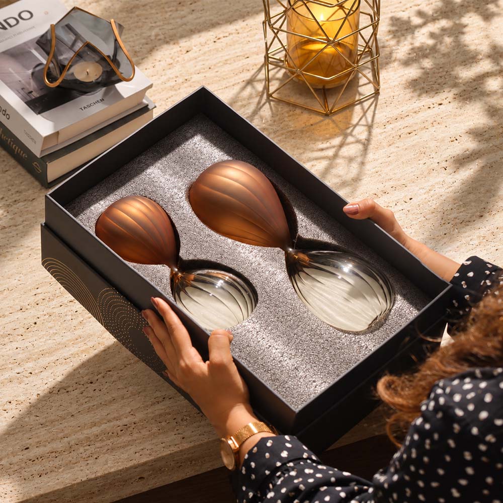 Stockholm Hourglass 2-piece Gift Set - Smoke Amber