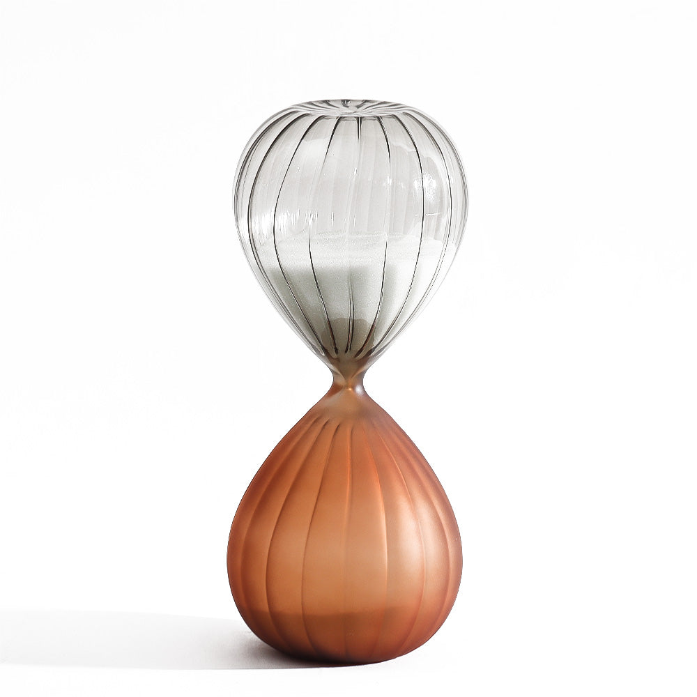 Stockholm Ribbed Hourglass Medium - Smoke Amber