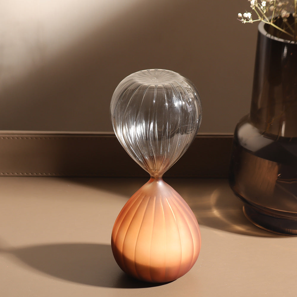Stockholm Ribbed Hourglass Medium - Smoke Amber