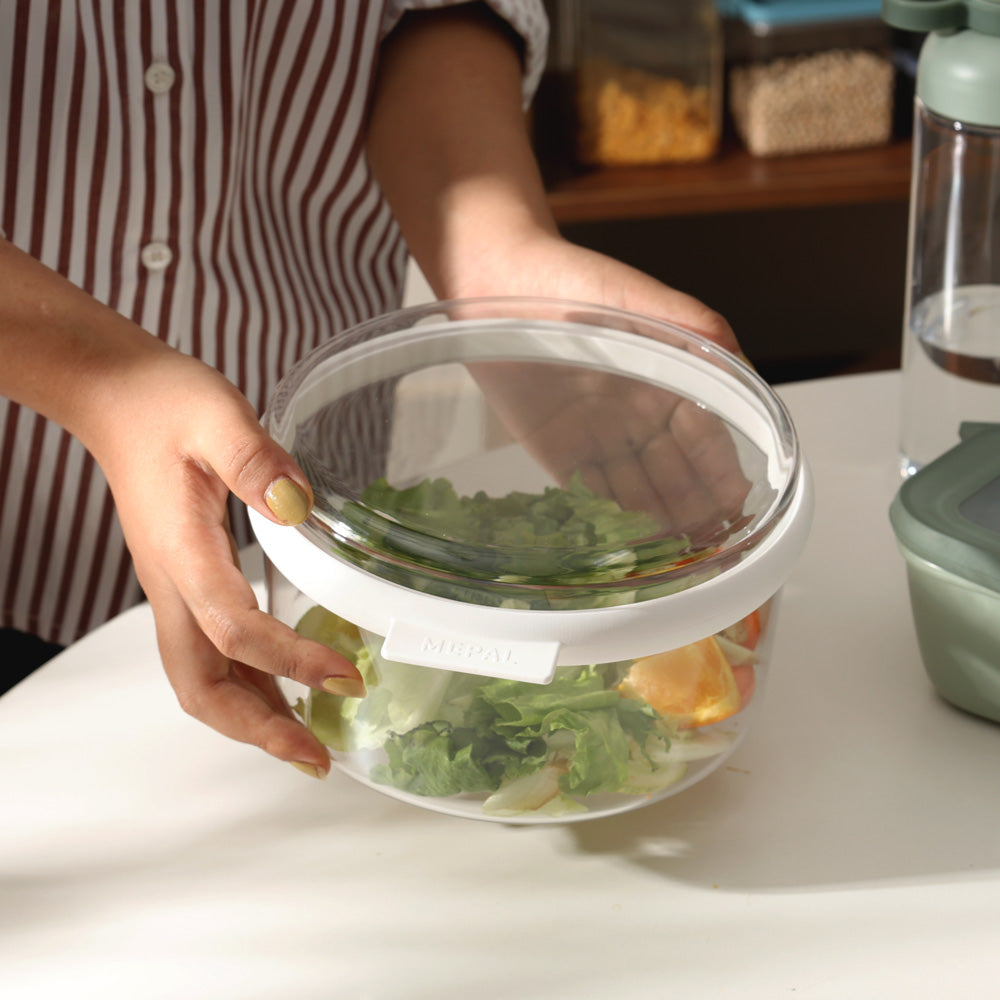 Stora Round Storage Box - White