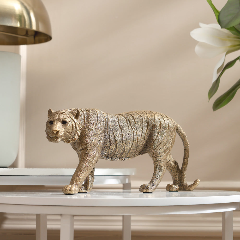 Sumatran Tiger Decorative Sculpture - Bronze