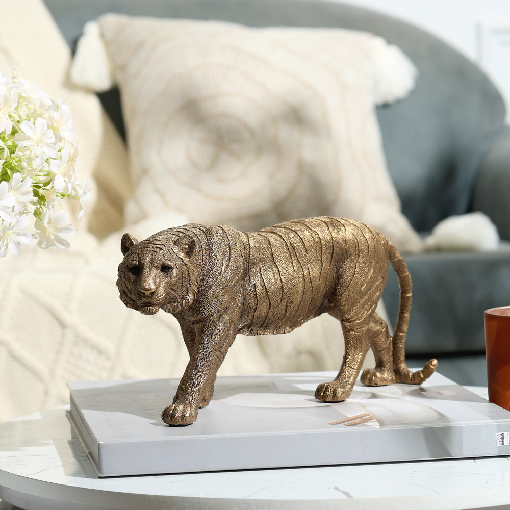 Sumatran Tiger Decorative Sculpture - Bronze