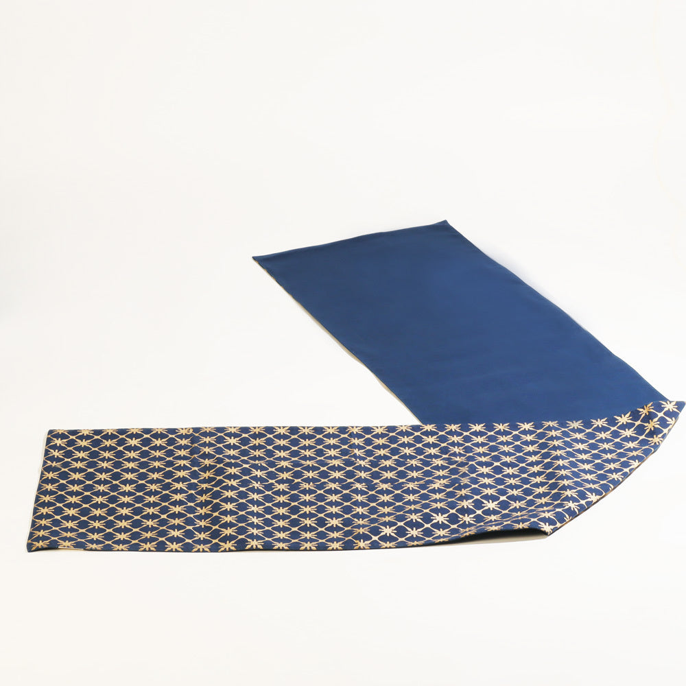 Sunburst Table Runner - Navy Gold