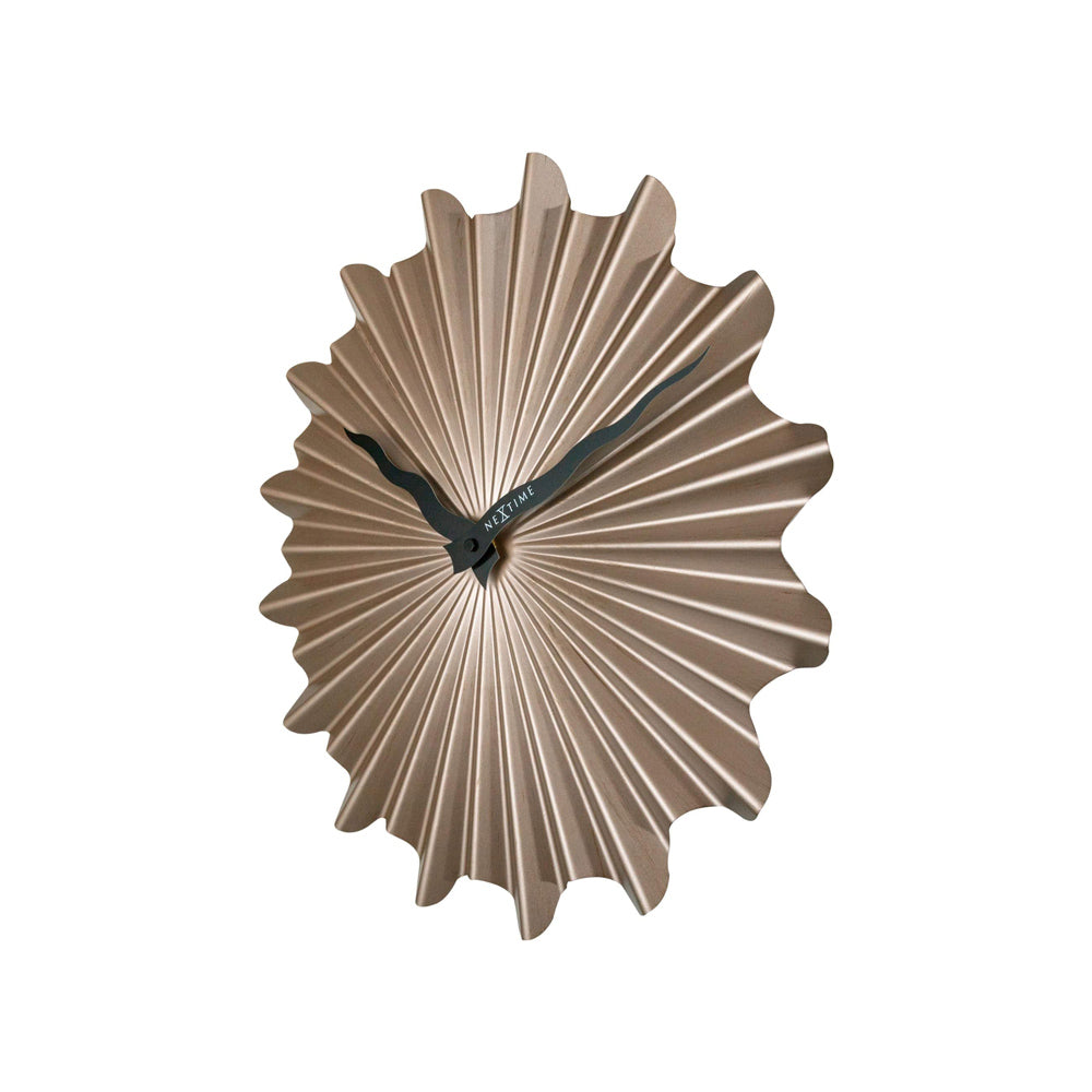 Sunny Wall Clock 40cm - Brown