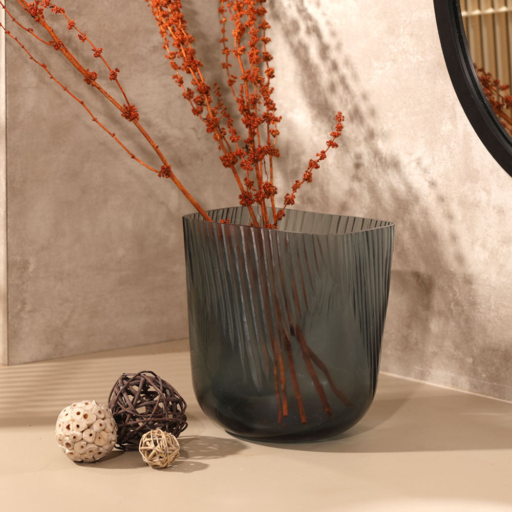 Suona Glass Vase Small - Indigo Blue