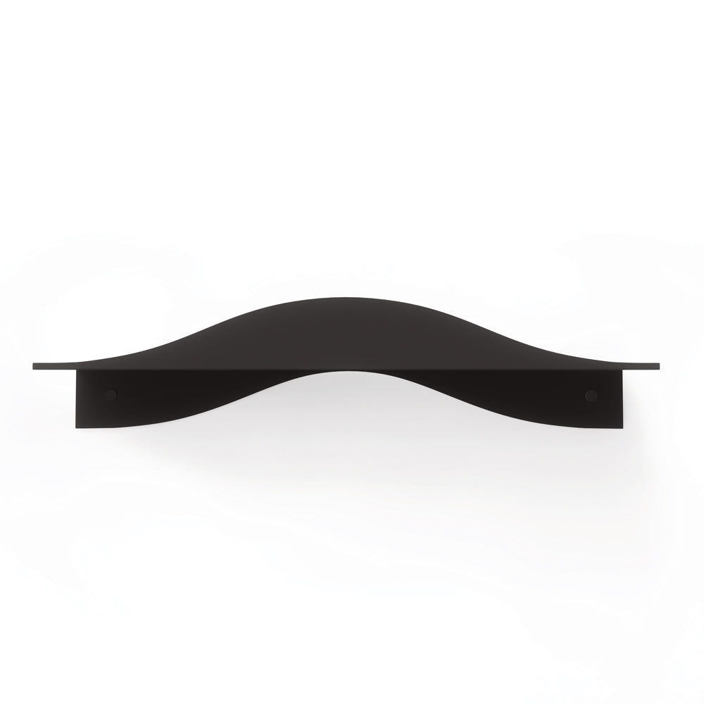 Surf Wall Shelves, Set of 2 - Black