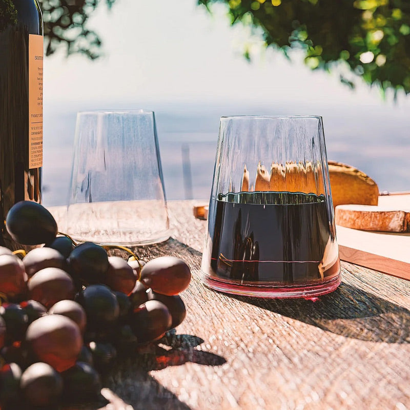 Stolzle Lausitz Symphony Stemless Wine Glasses 400ml, Set of 6