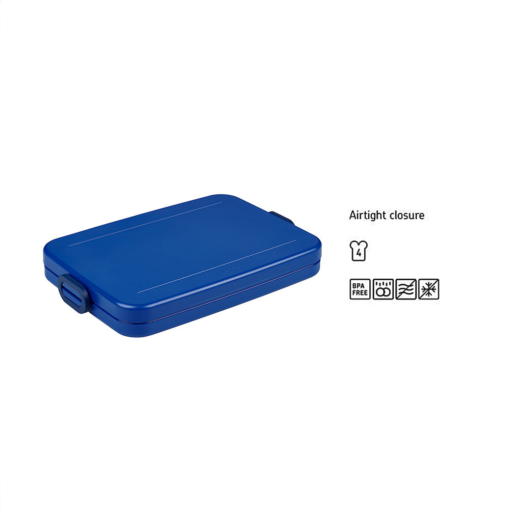 Take A Break Lunch Box Flat - Vivid Blue