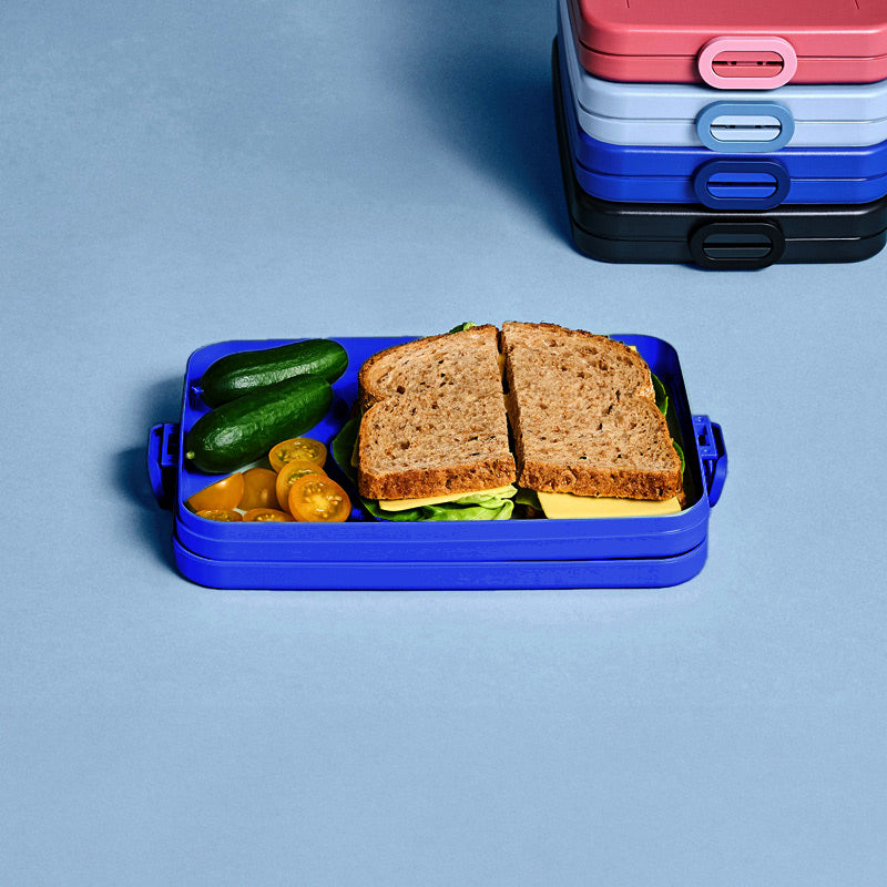 Take A Break Lunch Box Flat - Vivid Blue