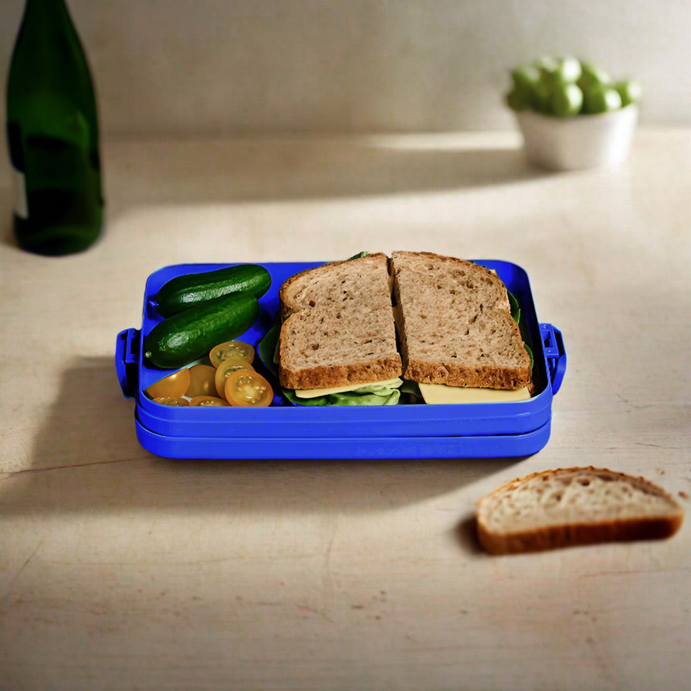 Take A Break Lunch Box Flat - Vivid Blue