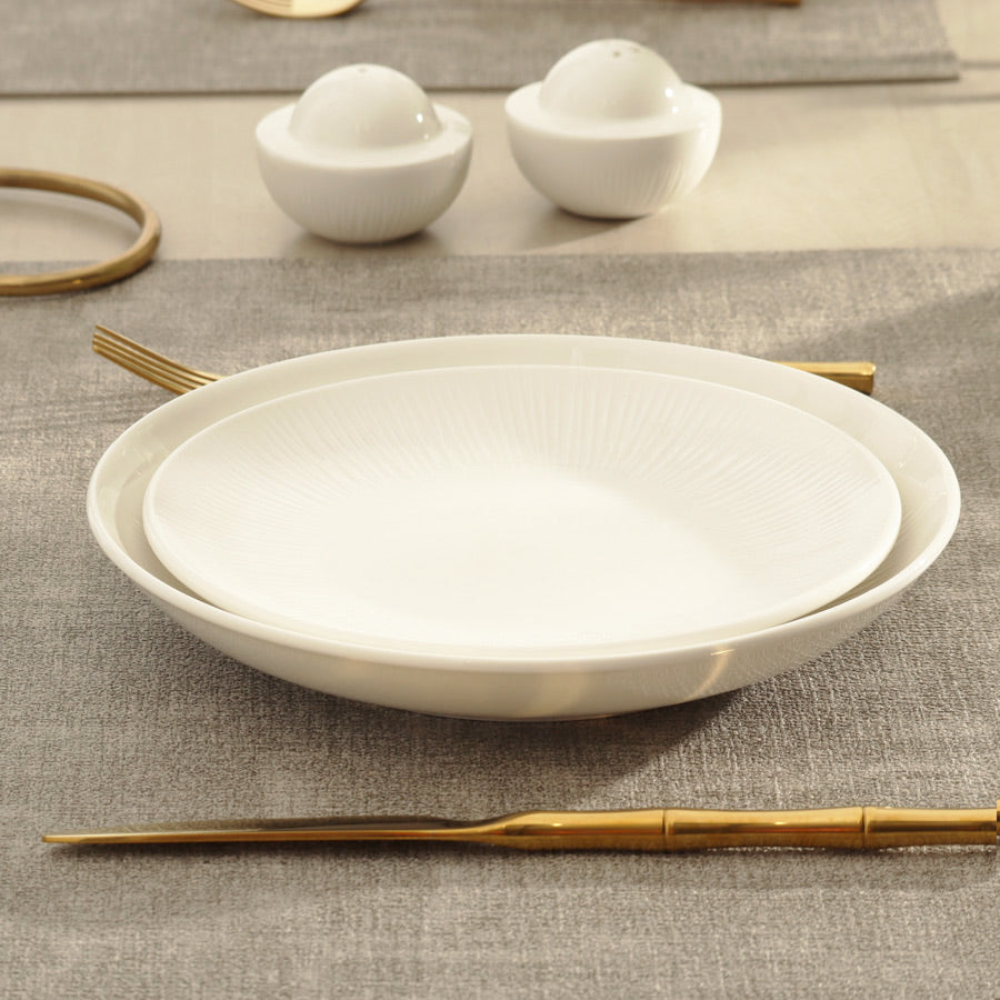 Talia Quarter Plate - Ivory