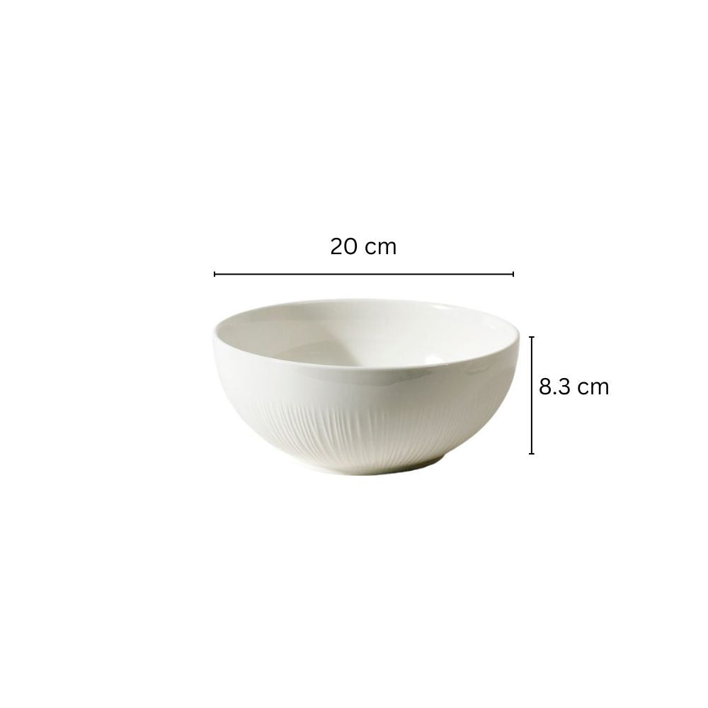 Talia Large Bowl - Ivory
