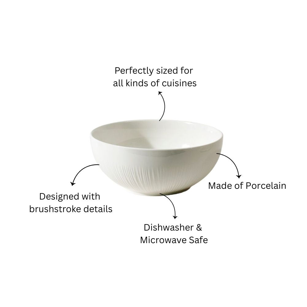 Talia Large Bowl - Ivory