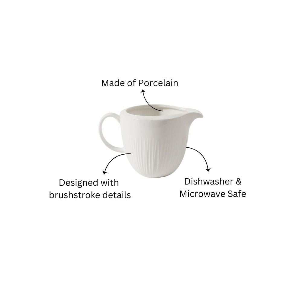 Talia Milk Jug - Ivory